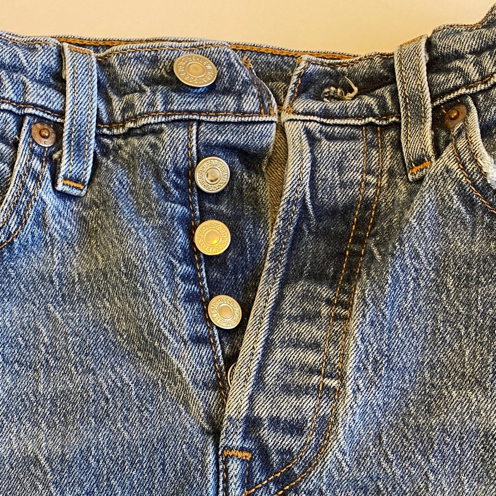Levi 501 Original High Waisted women’s Size 26/30 - Picture 5 of 13